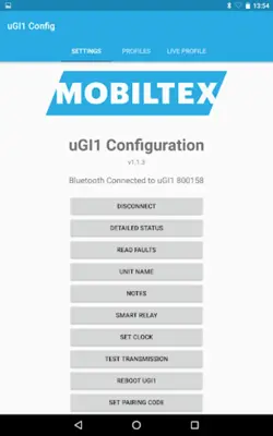 uGI1 Config android App screenshot 2